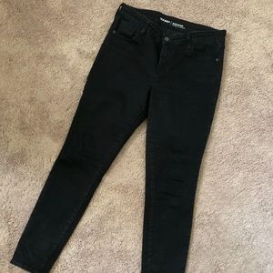 Faded Black Skinny Jeans